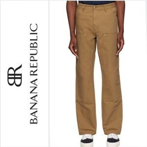 Banana Republic Straight Leg Carpenter Pants, Whiskey Brown